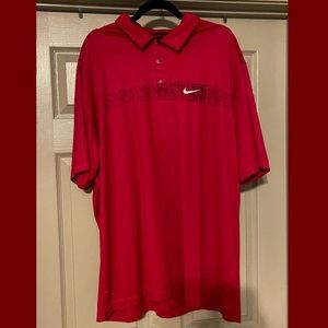 Tiger Woods Collection Nike Polo - XXL - Dark Red